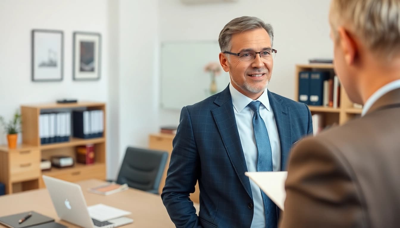 Consultation with a personal injury lawyer in Grand Junction focusing on a client's case.