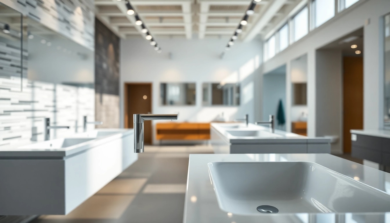sonni sanitär GmbH bietet hochwertige Sanitärlösungen in einem modernen Showroom an.