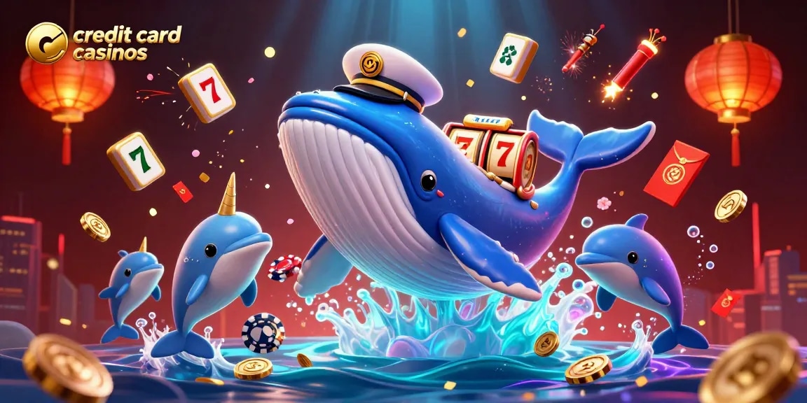 Engage with exciting credit card casinos showcasing vibrant 3D characters and game elements in a dynamic scene.