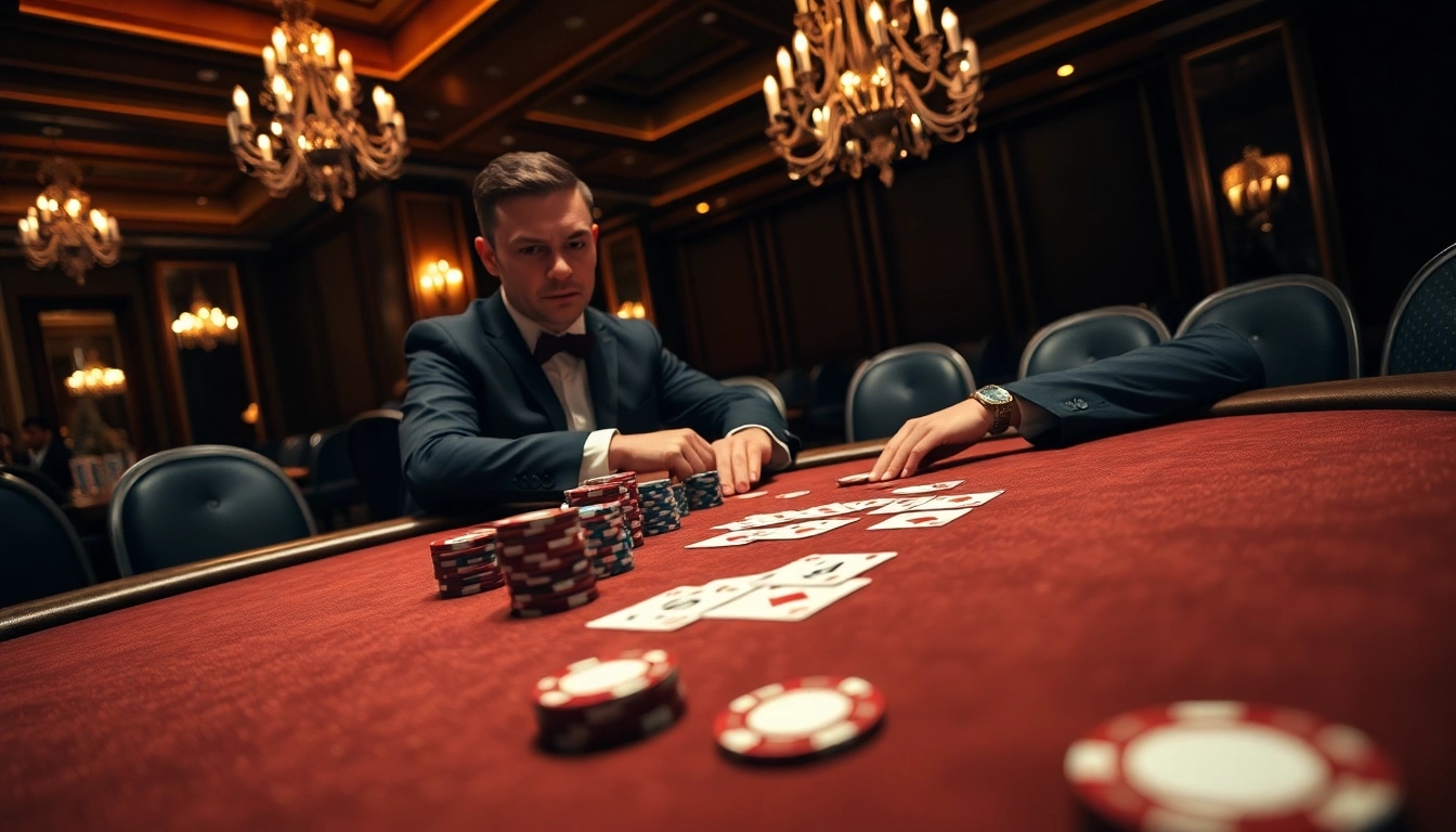 Masuk ke komengtoto login dengan tampilan meja poker yang elegan dan suasana tinggi.