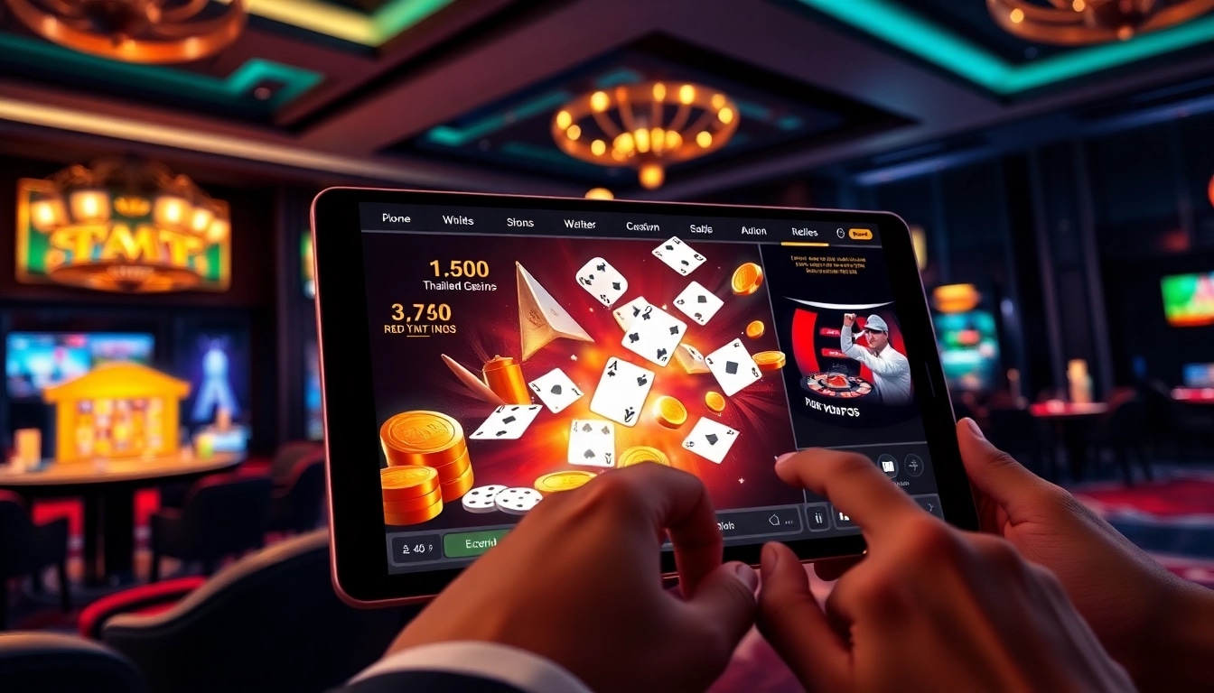 Playing at JW8 Thailand online casino with vibrant game visuals and luxurious design.