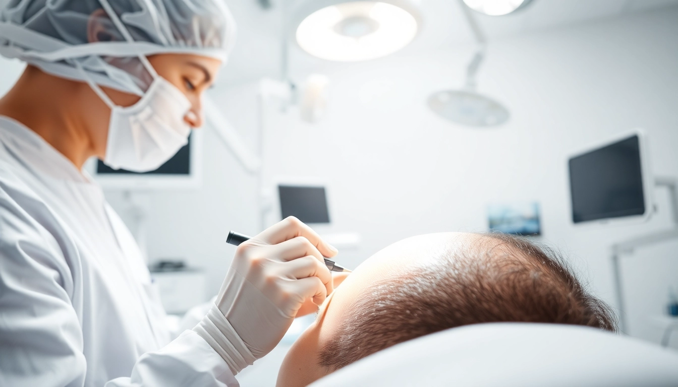Understanding hair transplant istanbul price in a professional medical environment during a treatment.