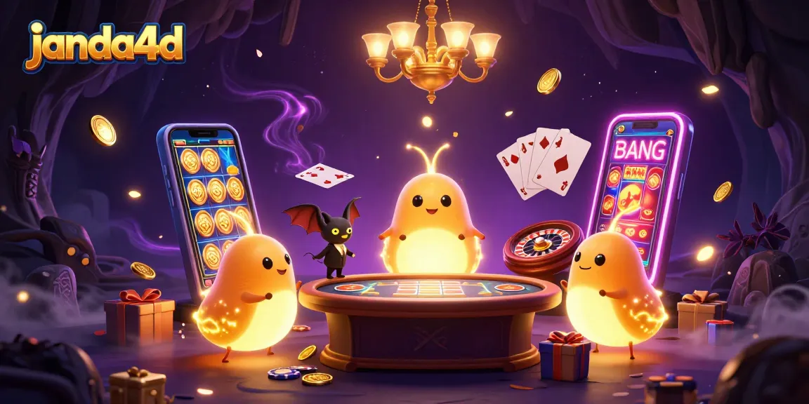Janda4D memberikan pengalaman menarik bermain slot online dengan karakter lucu dalam kasino gua.