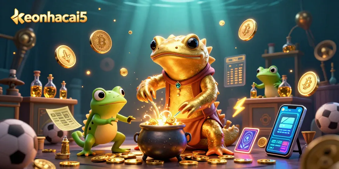 Watch the keonhacai5 sports betting scene with golden salamander transforming elements, enriching the gaming experience.