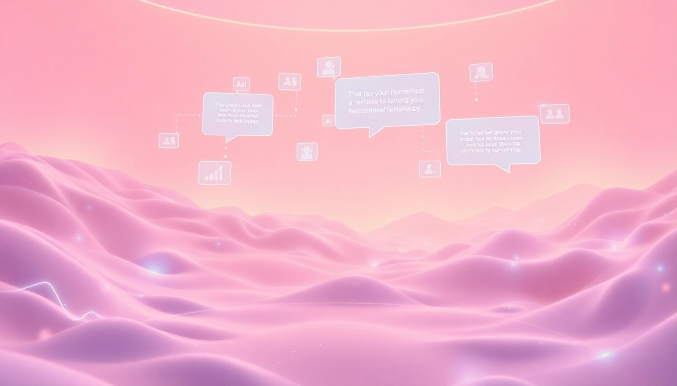 Futuristic digital landscape illustrating the concept of sex ai through AI interfaces and intimate connections.