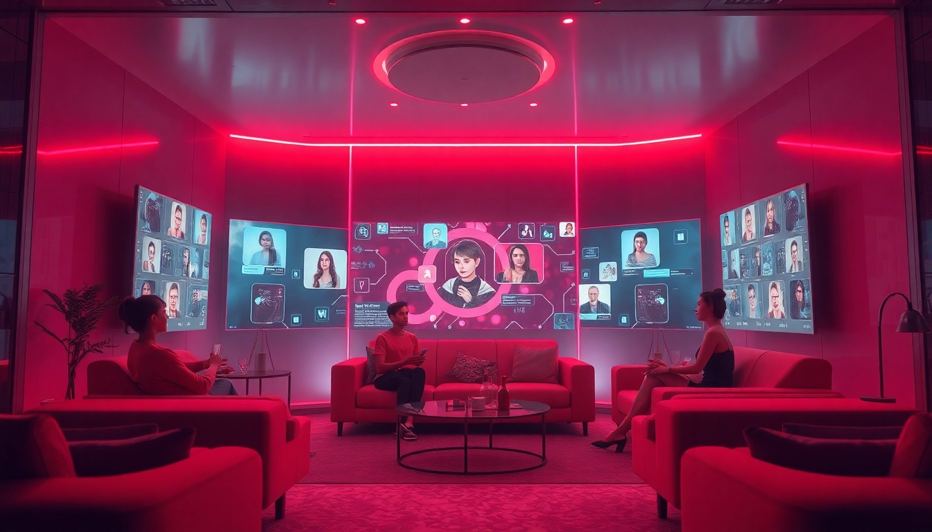 Engage in thrilling ai porn chat through advanced AI characters in a cozy virtual room.