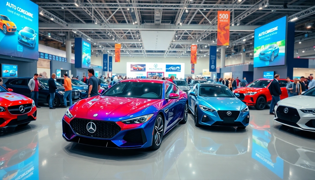 Explore the thrilling Auto Cars Show with captivating displays and enthusiastic crowds.