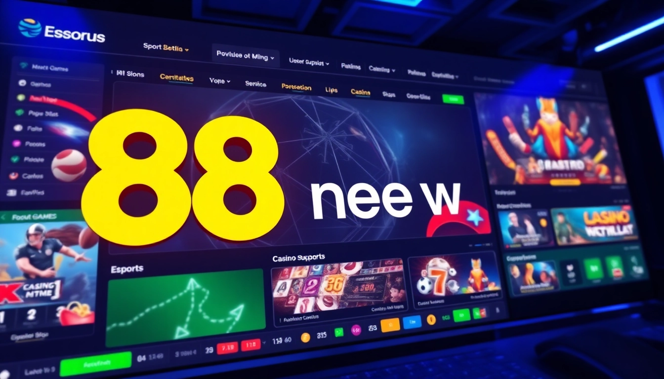 Experience the exciting online gaming world of 888 new with a modern interface for sports betting and casino games.