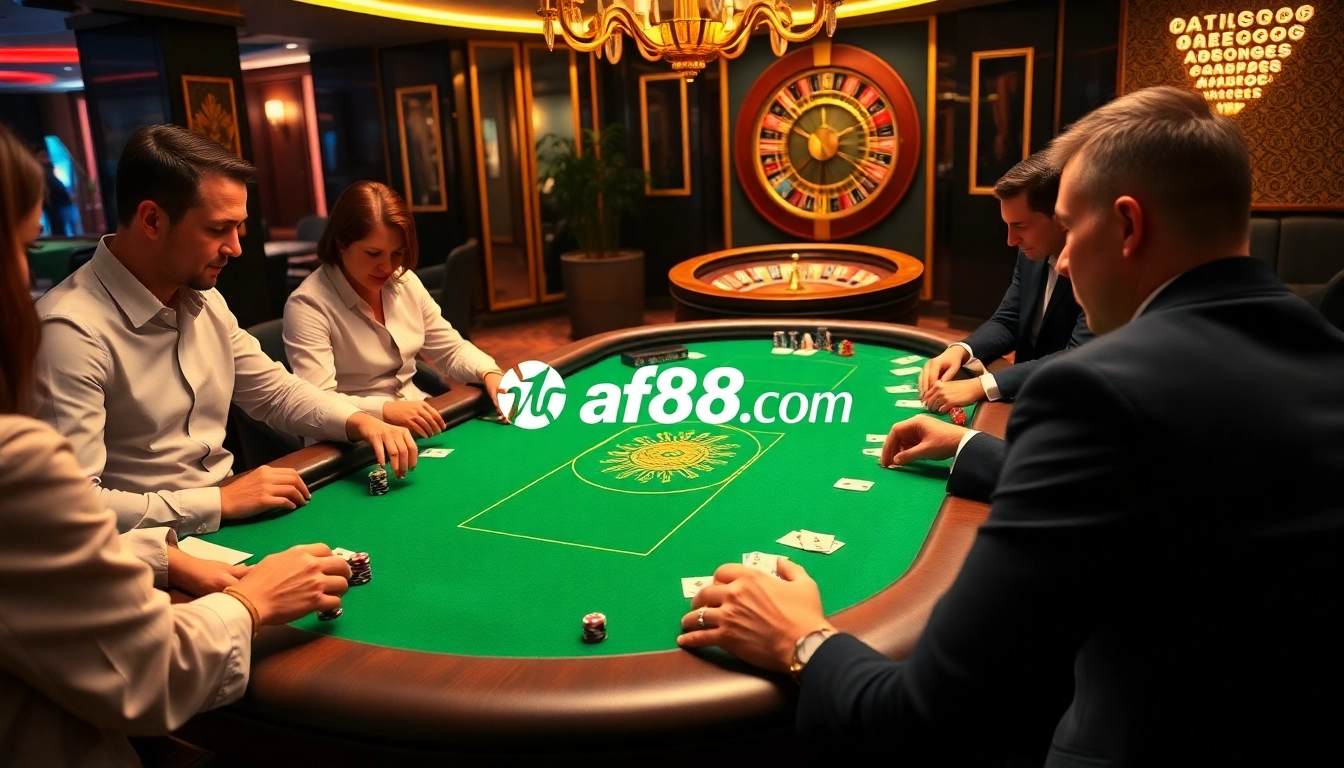 Experience the excitement of gambling at af88.com with immersive casino visuals.