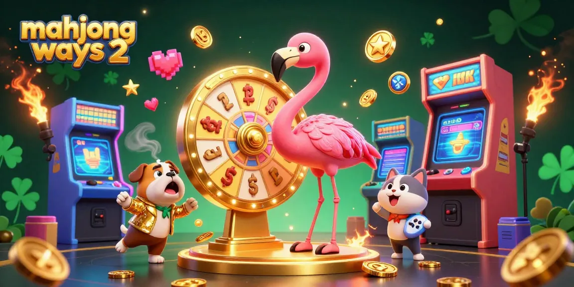 Engage with mahjong ways 2 as a vibrant 3D cartoon illustration showcases exciting casino elements and gameplay.