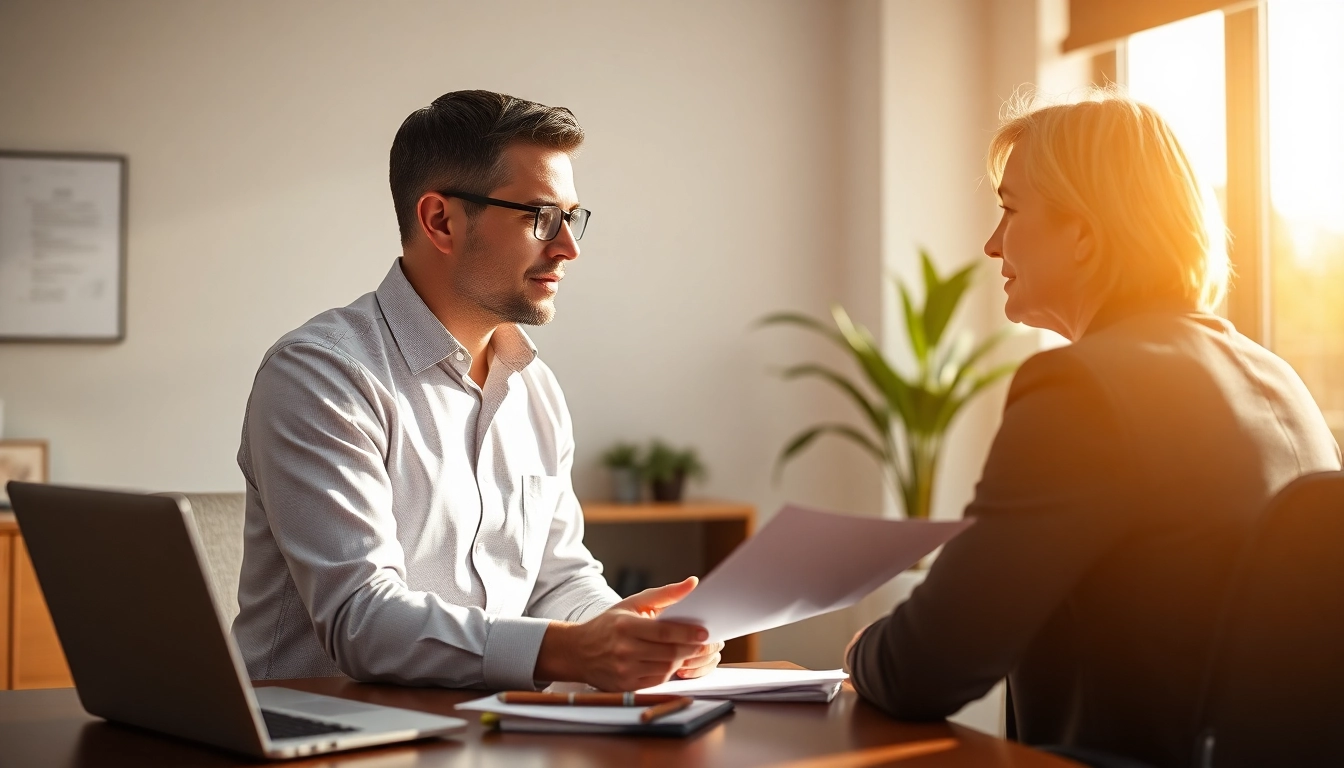 Consultation with a Stockton Accident Lawyer, emphasizing professionalism and support.