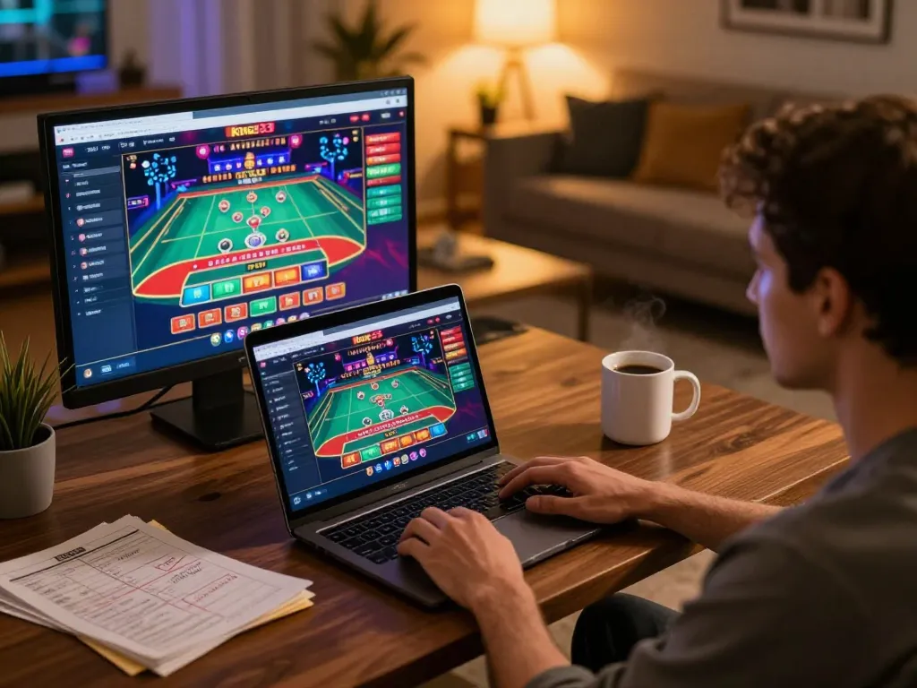 Engage with king33 online gaming interface from the comfort of home for an immersive casino experience