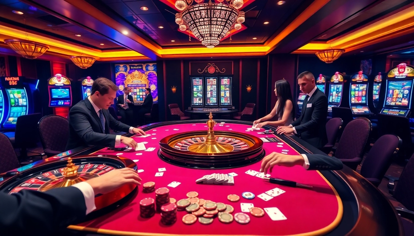 Experience the thrill of rr88com's online gambling with live dealer excitement and vibrant casino visuals.
