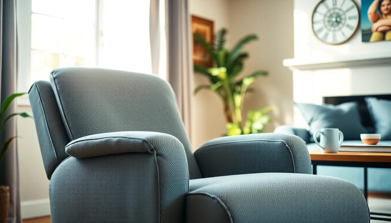 Lift chair for tall man enhancing comfort in a cozy living room setting.