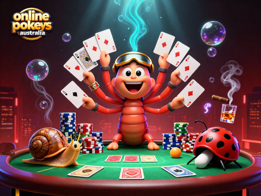 Experience thrilling online pokies Australia with vibrant 3D characters and dynamic casino action.