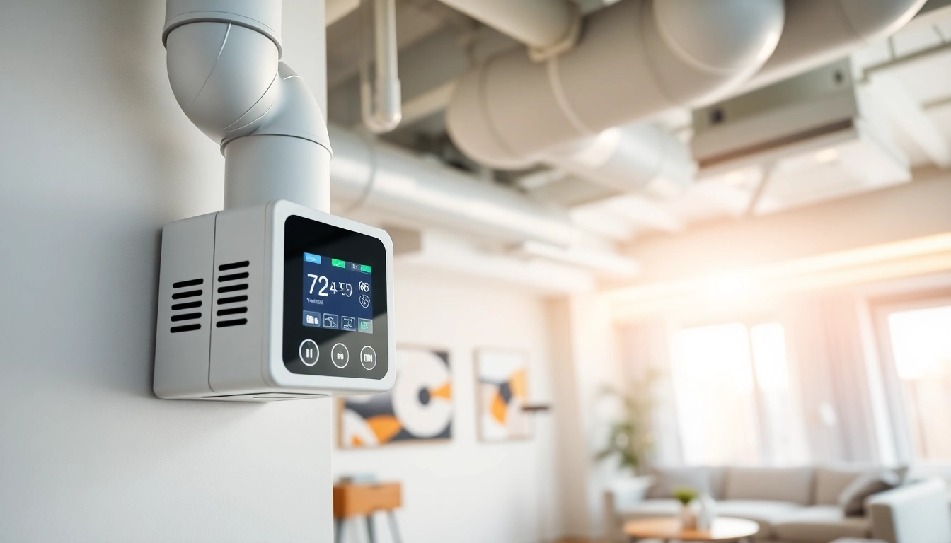 Explore energy-efficient HVAC systems in a modern home, showcasing efficiency and comfort.