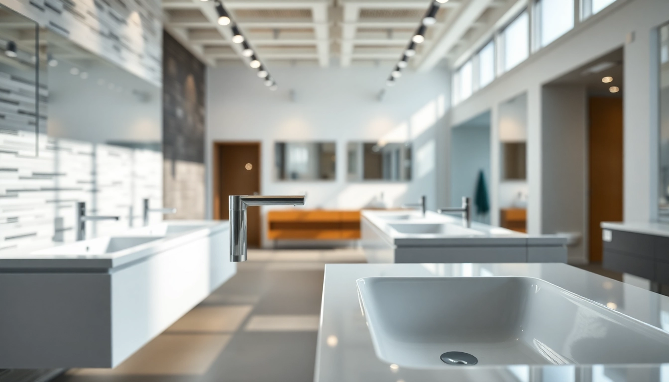 sonni sanitär GmbH bietet hochwertige Sanitärlösungen in einem modernen Showroom an.