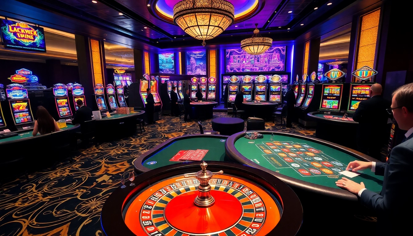 Players enjoying high-stakes games at the Luckywin club casino, highlighting excitement and strategy.