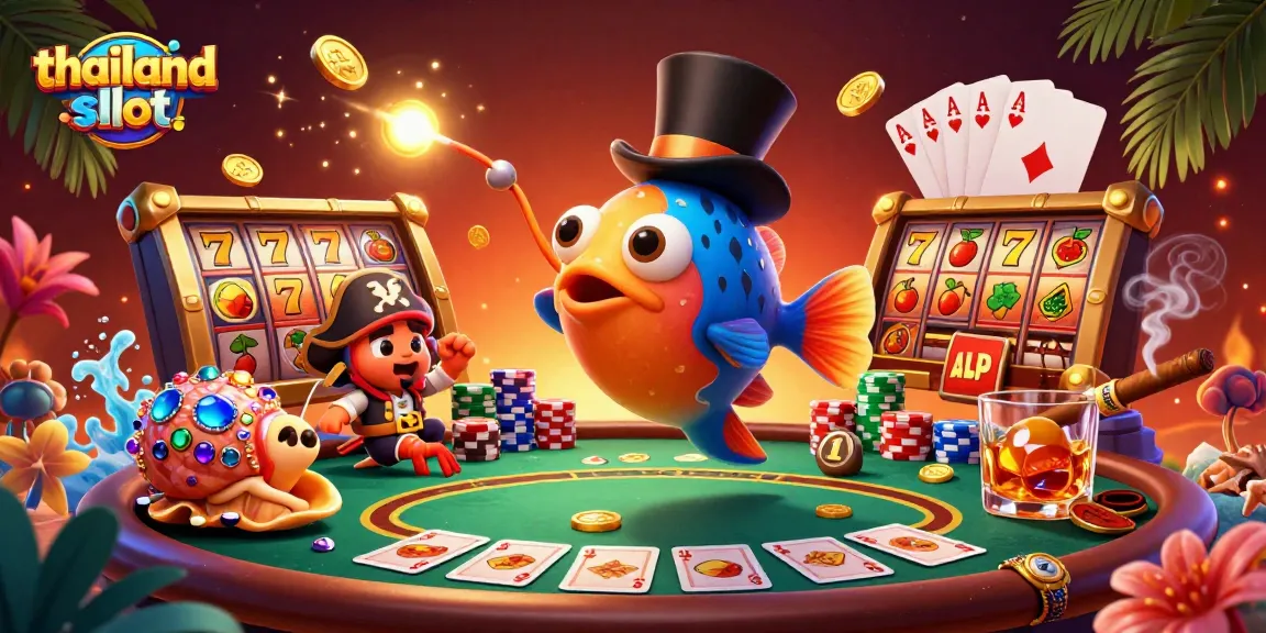 Experience thrilling thailand slot adventures with anglerfish, pirate shrimp, and treasure snail!