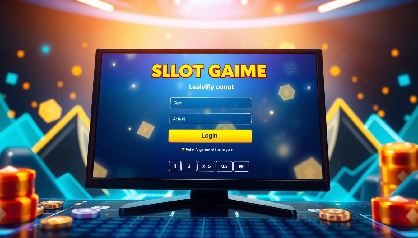 Masuk ke lipat4d login slot dengan antarmuka permainan yang menarik dan grafik cerah.