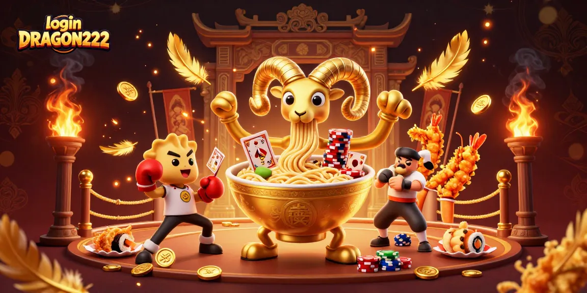 Join the action with login DRAGON222, showcasing bold gaming elements and vibrant characters in a thrilling casino scene.