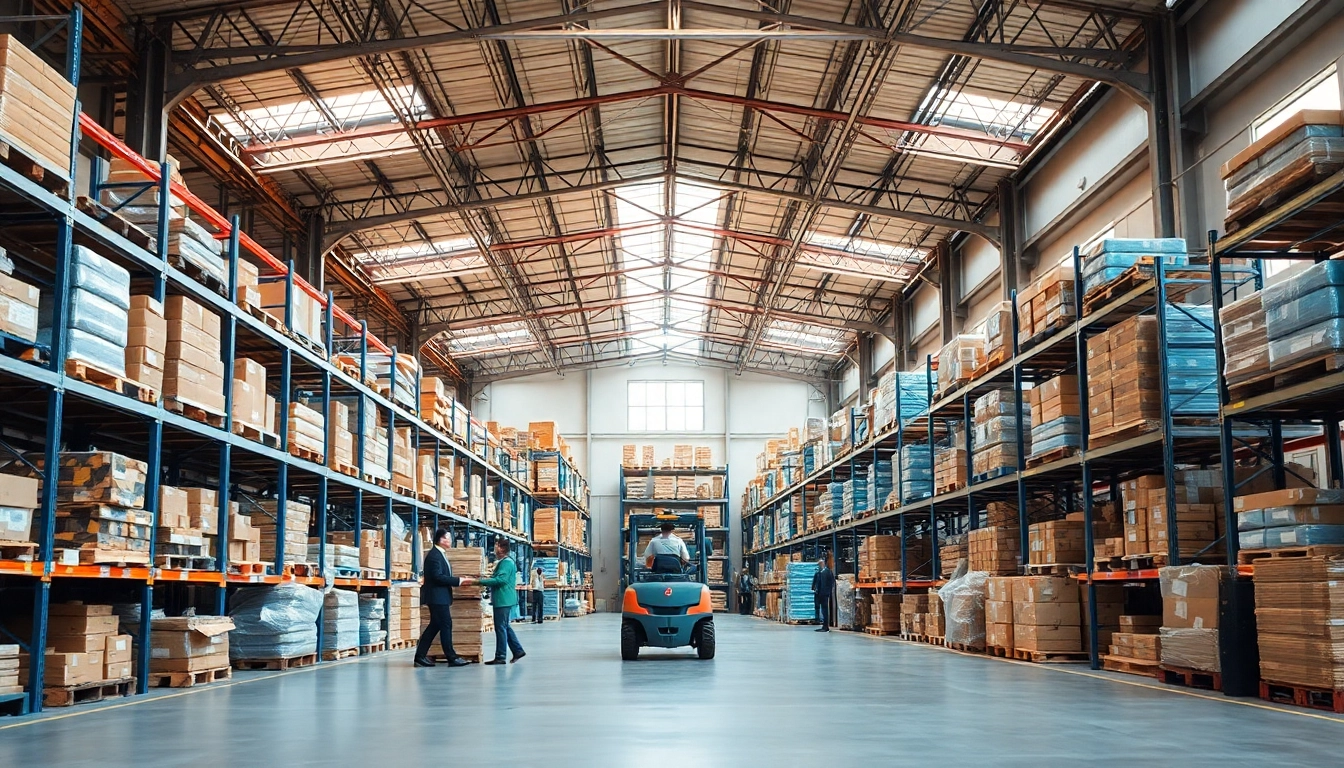 Find a warehouse near me with organized industrial space and efficient logistics teams.