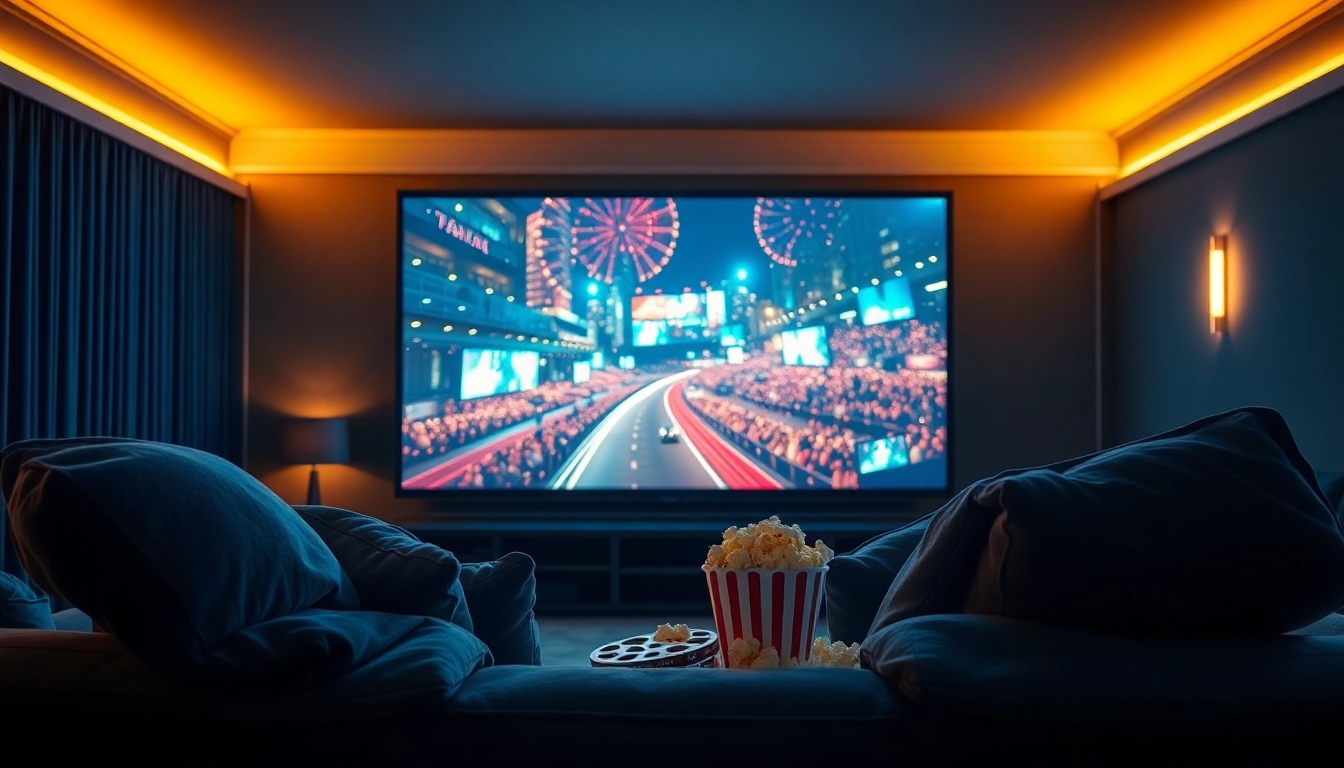 ดูหนังออนไลน์ฟรี ในบรรยากาศโรงภาพยนตร์ที่บ้าน พร้อมอาหารและอุปกรณ์ดูหนัง