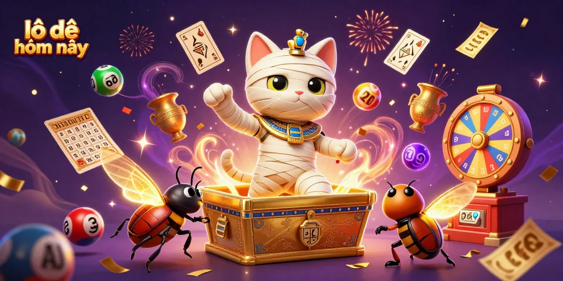Experience fun with lô đề hôm nay as a mummy cat and its companion entertain numbers and prizes!