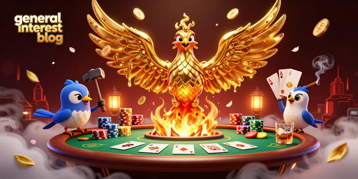 Engage in thrilling poker action with this vibrant illustration for a general interest blog.