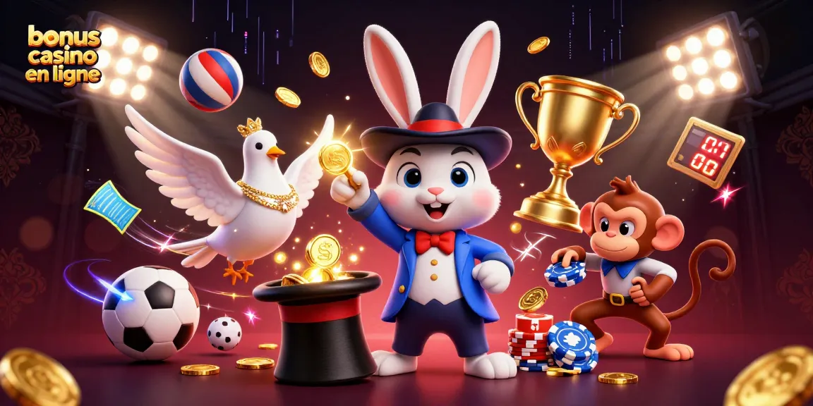 Profitez du meilleur bonus casino en ligne avec des pièces d'or et des éléments de jeu captivants