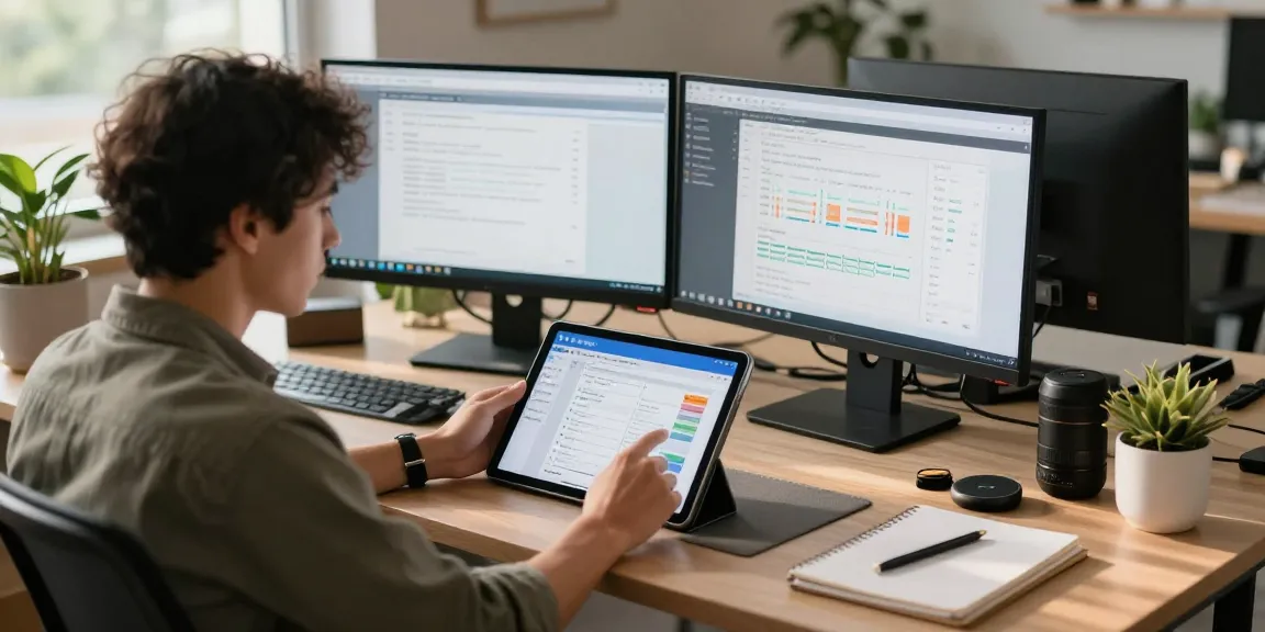 Analyze and detect fake receipts with advanced AI technology in a modern workspace.