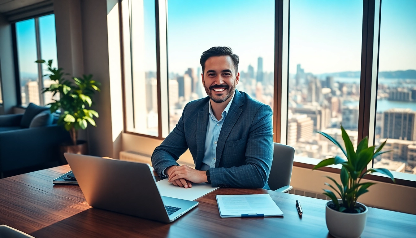 Engaged business coach san Francisco leading a productive session surrounded by modern elements.