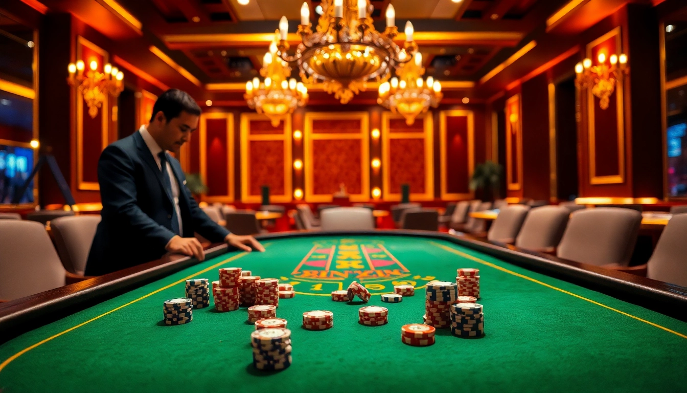 Experience the thrilling Tài Xỉu MD5 vin game at a luxury casino.