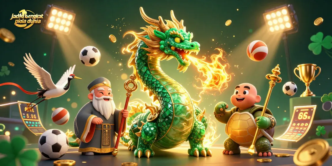 Engaging 3D illustration of jadwal lengkap piala dunia with symbolic gambling elements, showcasing sports excitement.