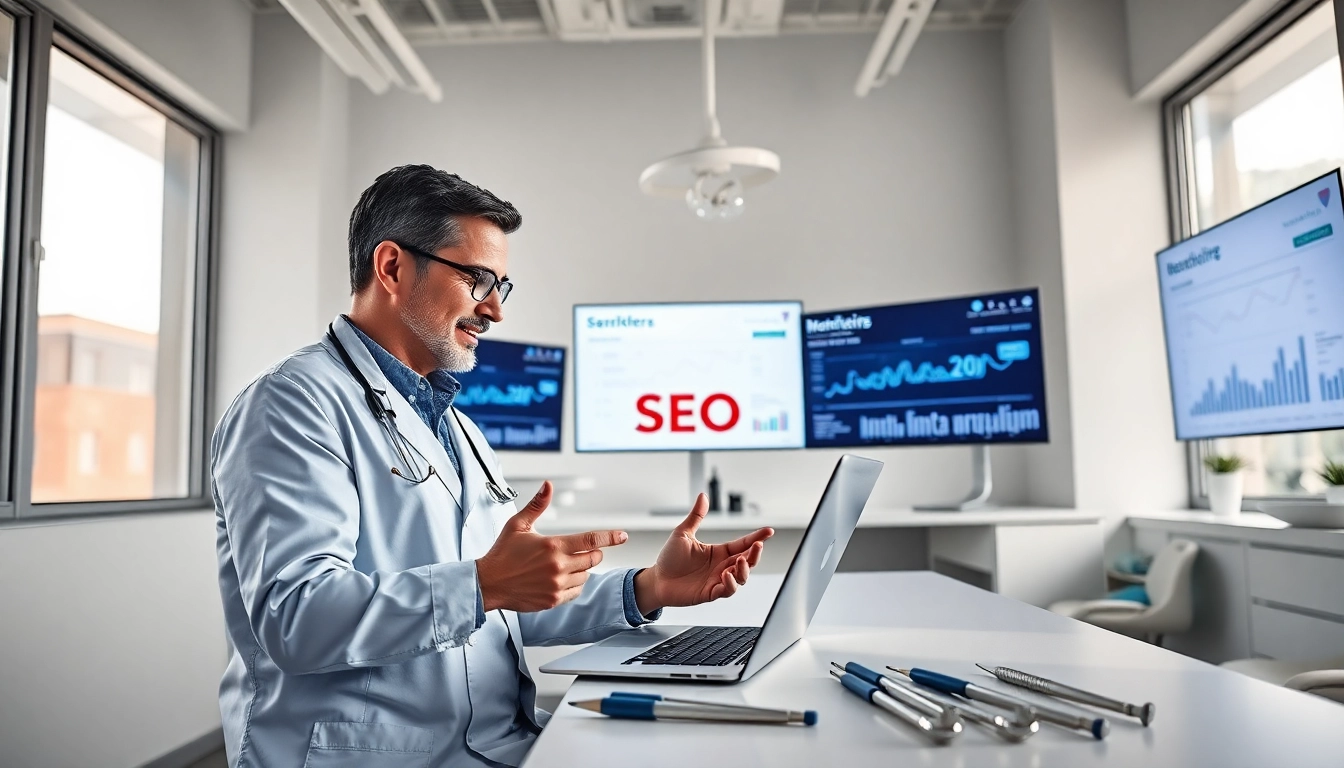 Steigerung der Sichtbarkeit: seo für zahnärzte in einer modernen Zahnarztpraxis.