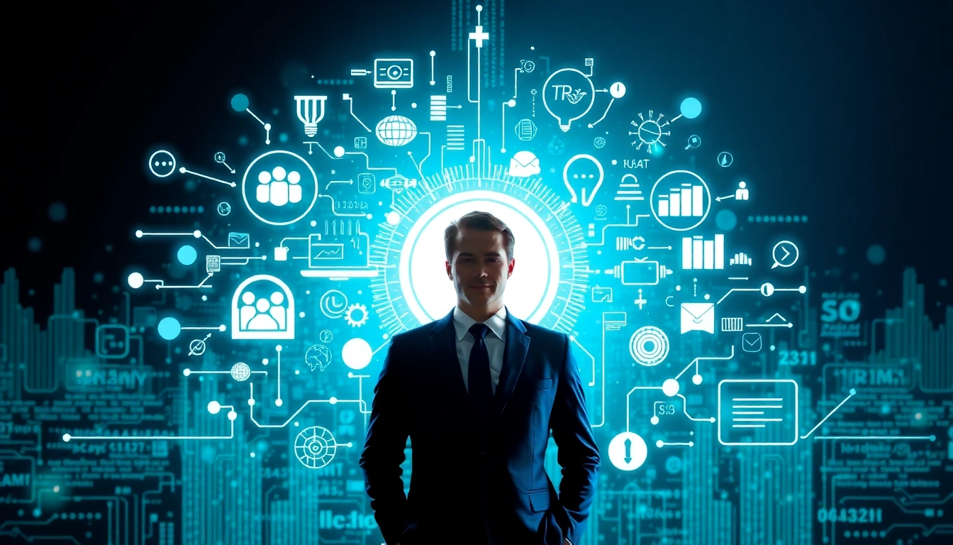 Visual representation of information, showcasing data streams and knowledge concepts vividly.