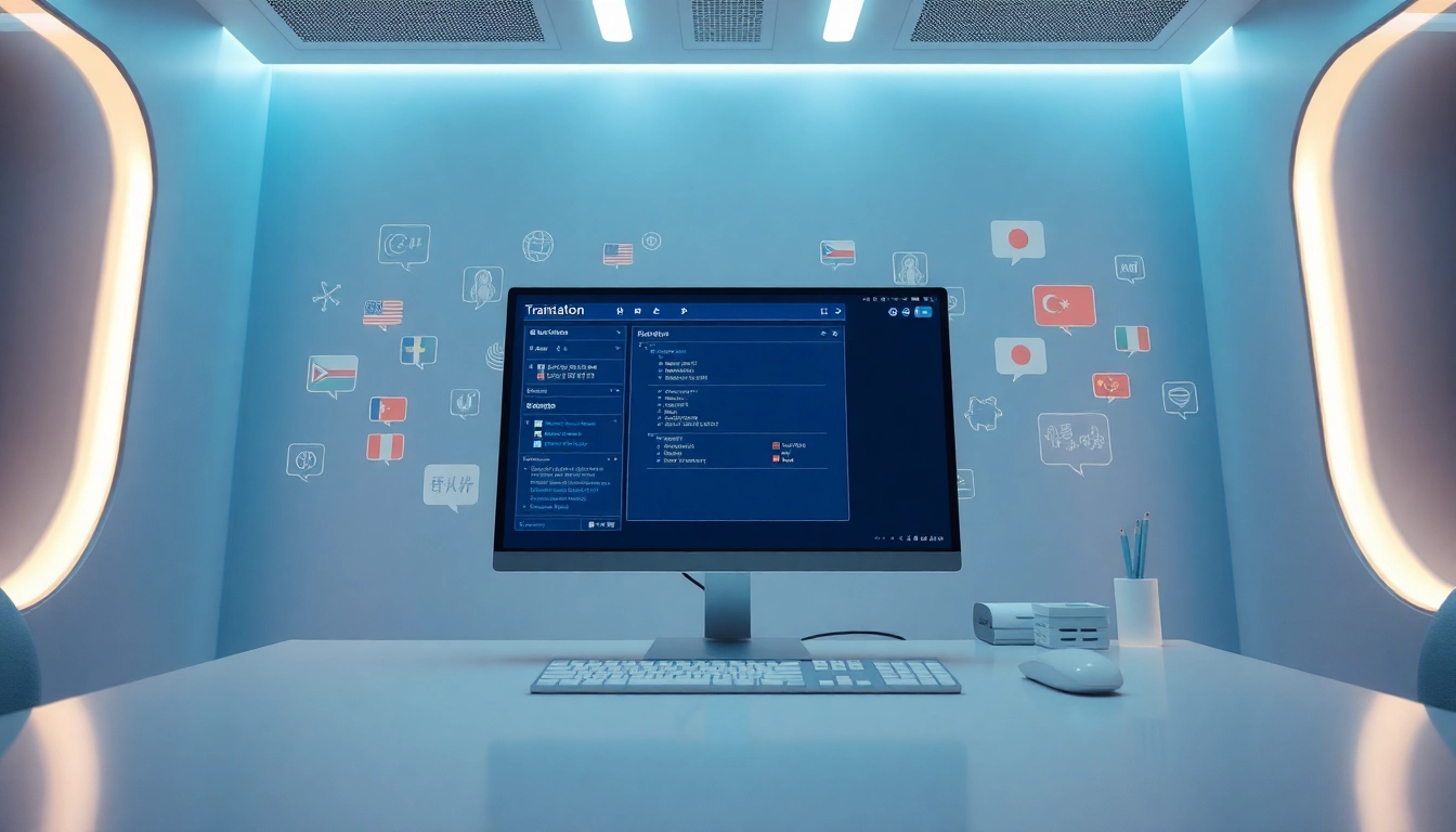 Explore the innovative features of 有道翻译 in a modern digital workspace.