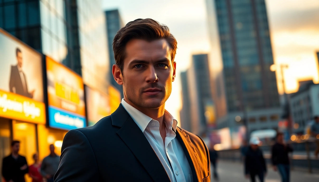 Henry Cavill representing charisma and style in a cinematic urban backdrop on https://diknews.co.uk/henry-cavill/.