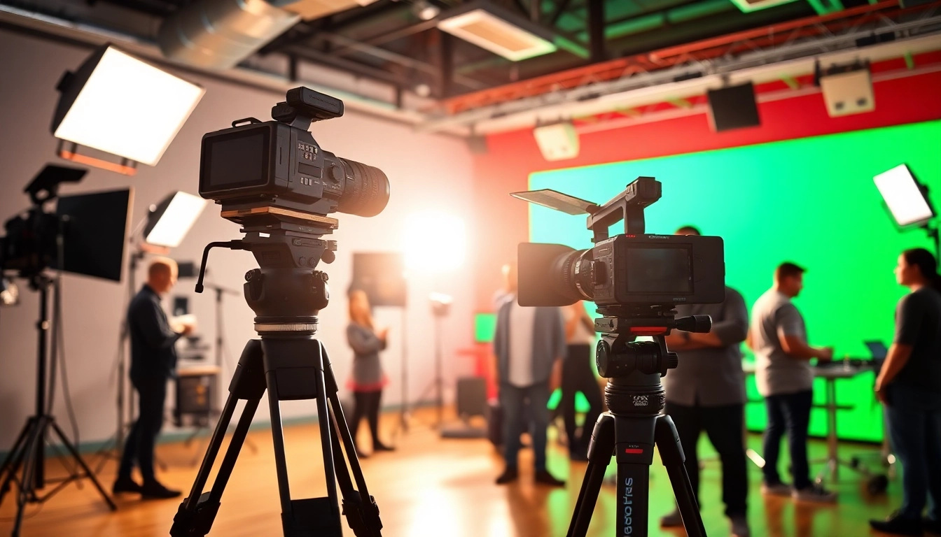 Engaging scene of video production edmonton capturing a professional team at work.