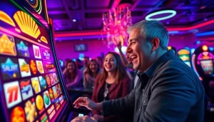 Masuk ke lipat4d login slot dengan antusiasme ke mesin slot yang menyala dan pemain bersemangat.