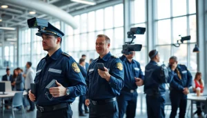 Engaged security personnel showcasing the strength of a professional Security Company in action.