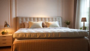 Materasso topper matrimoniale di alta qualità per comfort e supporto notturno.