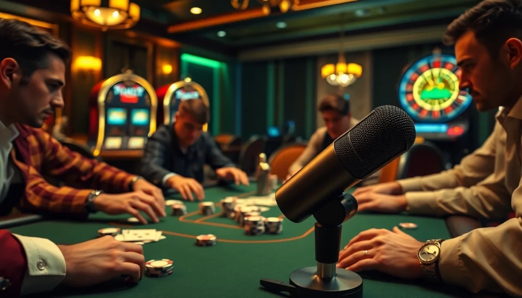 Experience the thrill of high-stakes poker with MV 88 microphone capturing every moment.