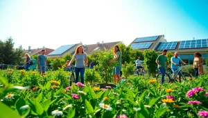 Engage with sustainable living practices showcased on https://www.unsustainablemagazine.com through eco-friendly community activities.