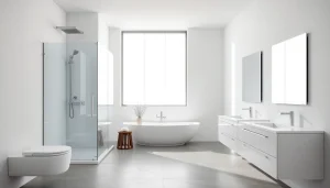 Sonni sanitär GmbH bietet hochwertige Badprodukte in einem eleganten Badezimmerdesign.