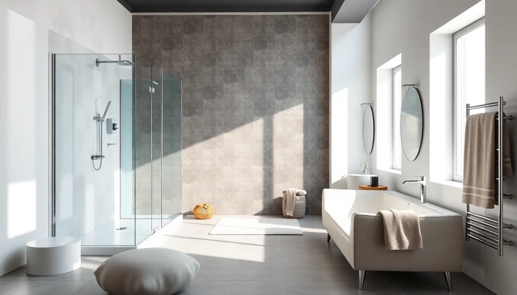 Sonni sanitär Badezimmer mit eleganten Duschkabinen und modernen Heizkörpern gestalten