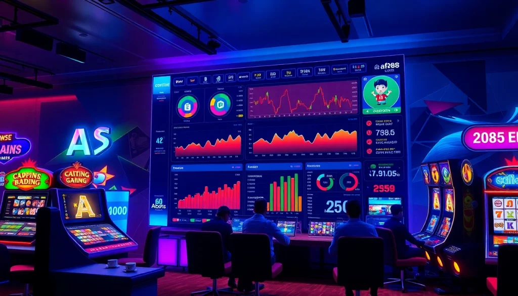 Interactive betting dashboard of af88.com featuring vibrant gaming options and user-friendly interface.