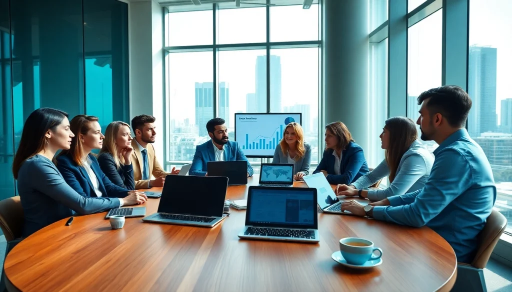 Engaging business meeting representation at https://valuesfirst.com showcasing collaboration.