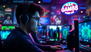 Mainkan Domino88 poker game dengan penuh fokus dalam suasana gaming yang semarak.