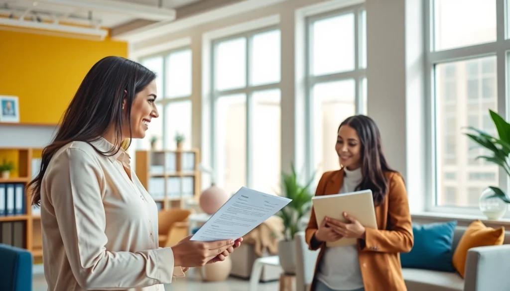 Engaging scene depicting maid visa services Dubai support from a professional immigration consultant.